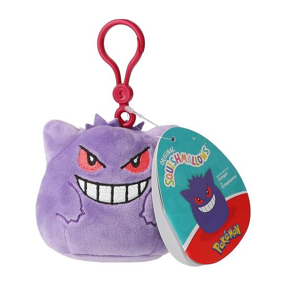 Pokémon Other - 🔥Squishmallows Pokémon Plus Clip Gengar BNWT🔥